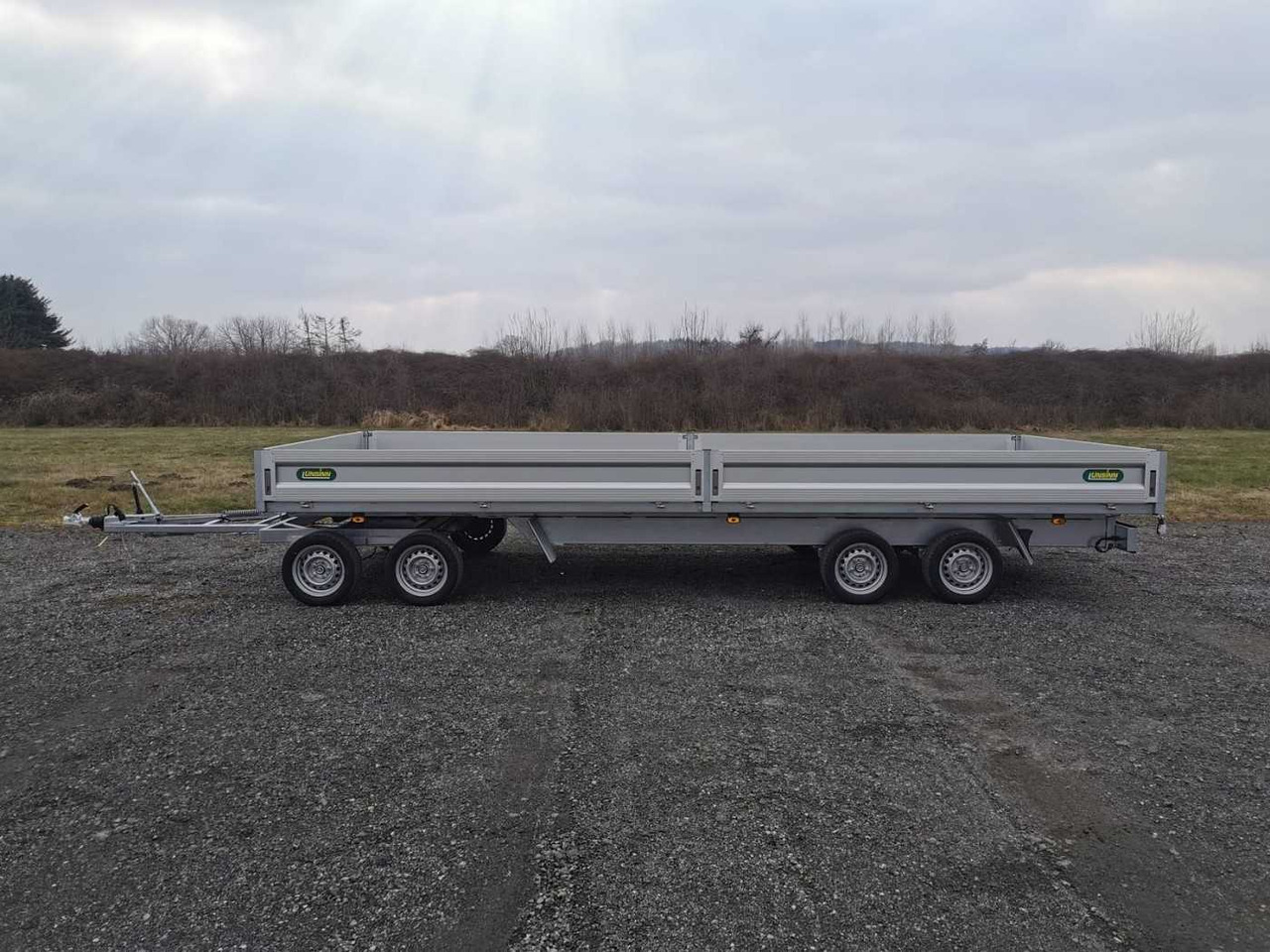 Dropside/ Flatbed trailer UNSINN UD-3 6024 4-Achser Drehschemel: picture 2