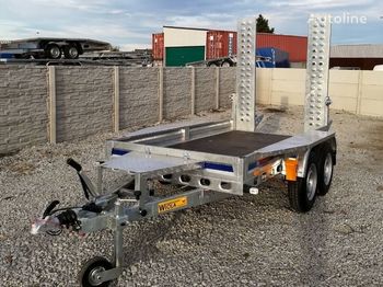 Dropside/ Flatbed trailer for transportation of heavy machinery Wiola Przyczepa POD MINIKOPARKĘ WALEC ! B3030 3T: picture 1