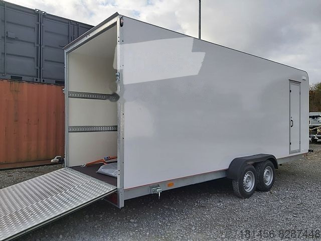 Closed box trailer riesig Heckrampe Seitentür 3500kg Zurrsystem: picture 6