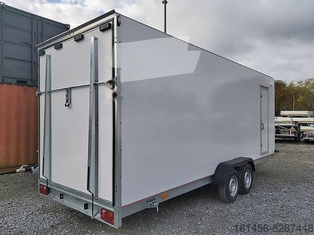 Closed box trailer riesig Heckrampe Seitentür 3500kg Zurrsystem: picture 8