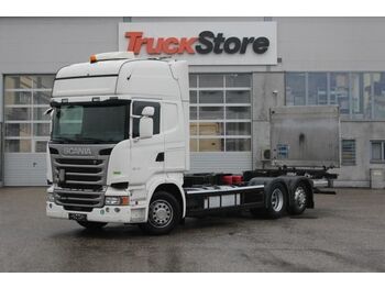 Container transporter/ Swap body truck Scania R490 BDF BDF