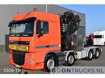 Crane truck DAF XF105.510 FAD 8x4 + FASSI F1100XP | 110 T/M KRAAN * ZWARE LIER * NL TRUCK: picture 3