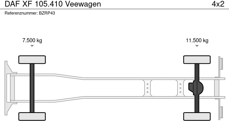 Leasing of DAF XF 105.410 Veewagen DAF XF 105.410 Veewagen: picture 13