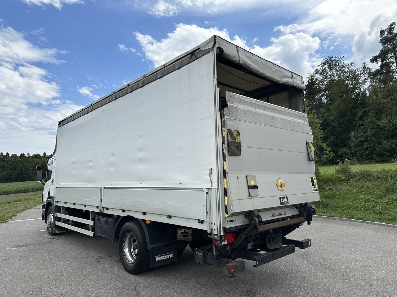 Curtainsider truck (D) 2008 Scania P280 DB 4×2 Blache+HB: picture 3