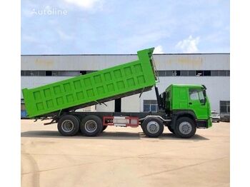 Tipper HOWO 8x4 drive 12 wheeled dumper green color: picture 5
