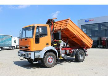 Tipper, Crane truck Iveco EUROCARGO TECTOR ML100E18,PALFINGER,4x4,THREESID: picture 1