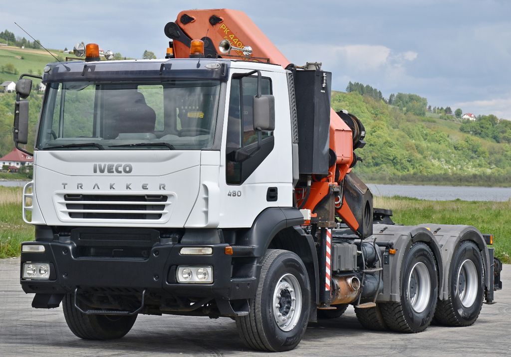 Crane truck Iveco TRAKKER 450*Sattelzugmaschine*PK 44002+FUNK/ 6x4: picture 4