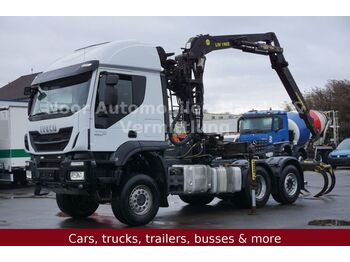 Crane truck Iveco Trakker 450 BL 6x4 *Retarder/Tajfun-LIV-190Z: picture 1