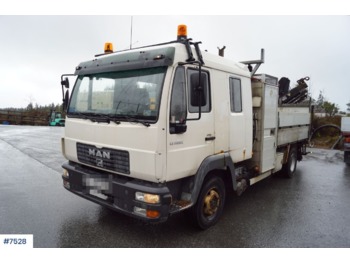 Dropside/ Flatbed truck MAN 12.225 LC: picture 1