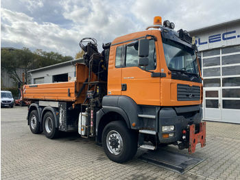 Tipper, Crane truck MAN TGA 28.350 6x4-4 Meiller Kipper + Kran +Winterd.: picture 1