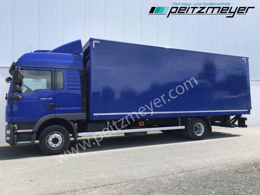 Box truck MAN TGM 15.250 BL, Klima+Standklima, LBW, AHK Schaltgetriebe, Scheckheft: picture 8