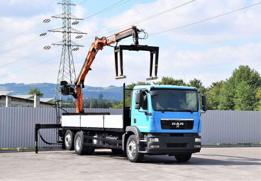 Crane truck MAN TGM 26.290 Pritsche 6,85 m* KRAN: picture 2