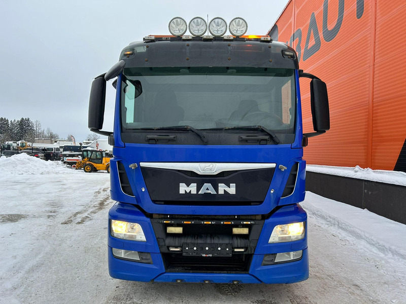 Dropside/ Flatbed truck, Crane truck MAN TGS 26.400 6x2*4 EURO 6 / PK22002 / BOX L=7862 mm: picture 4