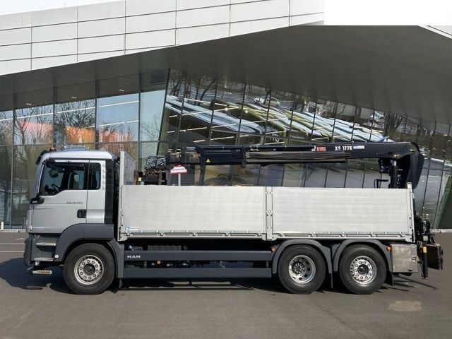 Dropside/ Flatbed truck, Crane truck MAN TGS 26.420 Flatbed + crane 6x2: picture 5