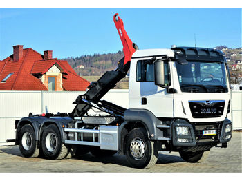 Hook lift truck MAN TGS 33.420 Abrollkipper 5,10m *6x4* Top Zustand: picture 1