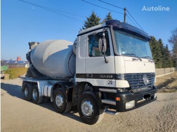 Dropside/ Flatbed truck MERCEDES-BENZ ACTROS 3240, 8X4, Stetter, RESOR: picture 1