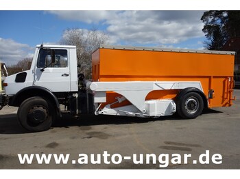 Container transporter/ Swap body truck MERCEDES-BENZ Unimog U1700 Ruthmann Cargoloader  mit Wechselcontainer: picture 2