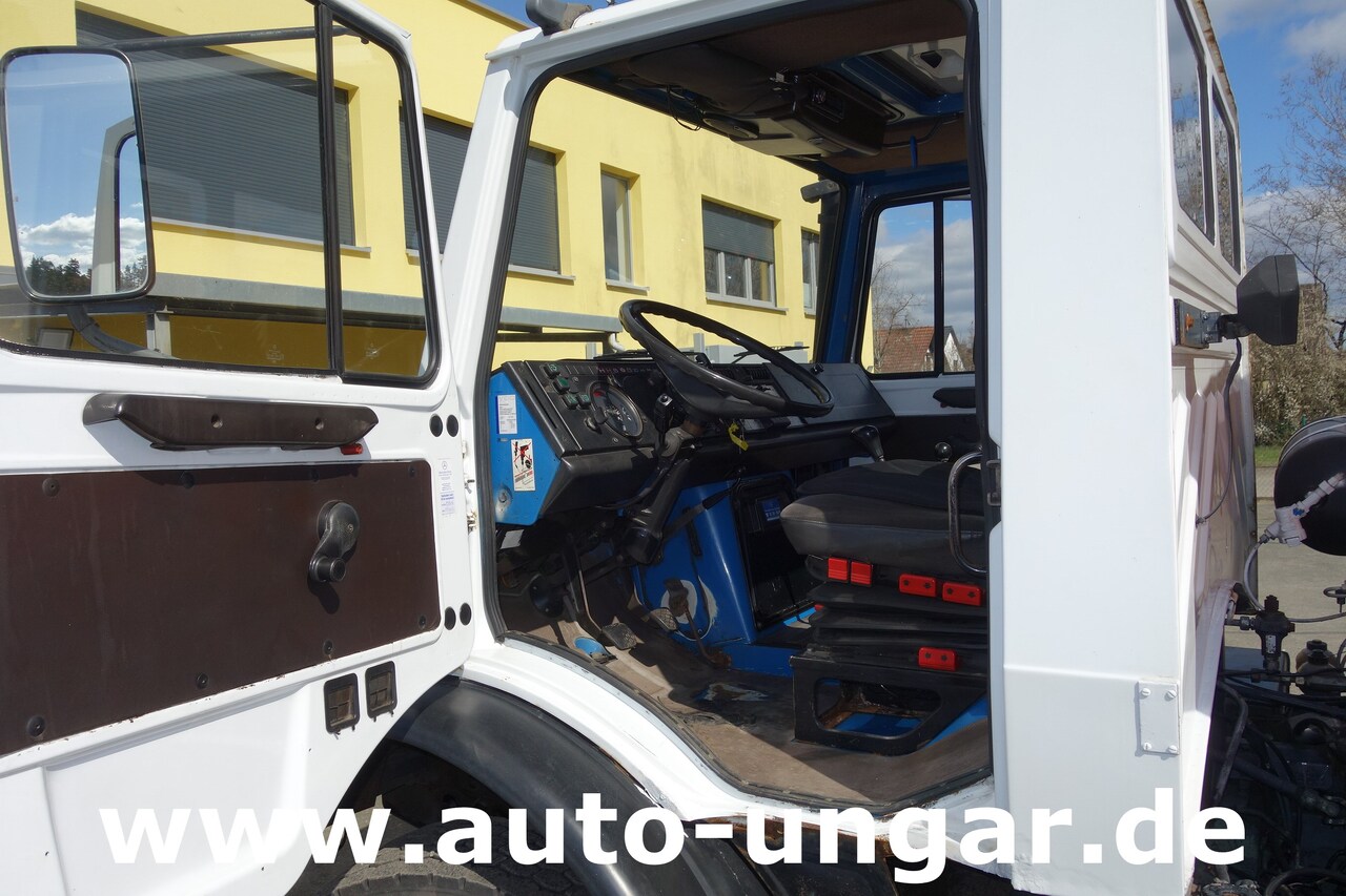 Container transporter/ Swap body truck MERCEDES-BENZ Unimog U1700 Ruthmann Cargoloader  mit Wechselcontainer: picture 13
