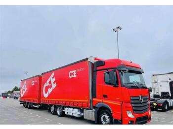 Curtainsider truck Mercedes-Benz 2545 Big Space Actros + Panav: picture 1