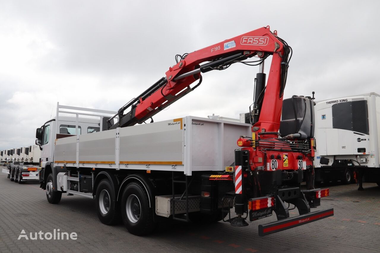 Dropside/ Flatbed truck, Crane truck Mercedes-Benz ACTROS 3336: picture 6