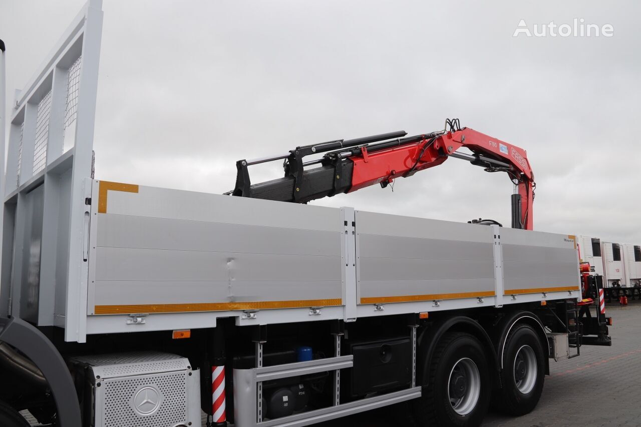 Dropside/ Flatbed truck, Crane truck Mercedes-Benz ACTROS 3336: picture 12