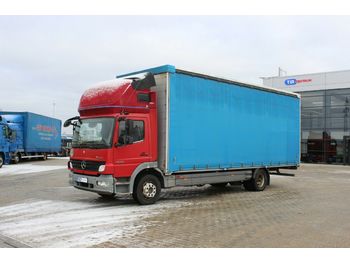 Curtainsider truck Mercedes-Benz ATEGO 1529 L, SLEEPING CABIN: picture 1