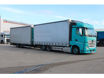 Curtainsider truck Mercedes-Benz Actros 2545, EURO 6, + PANAV TV018L (2014): picture 2