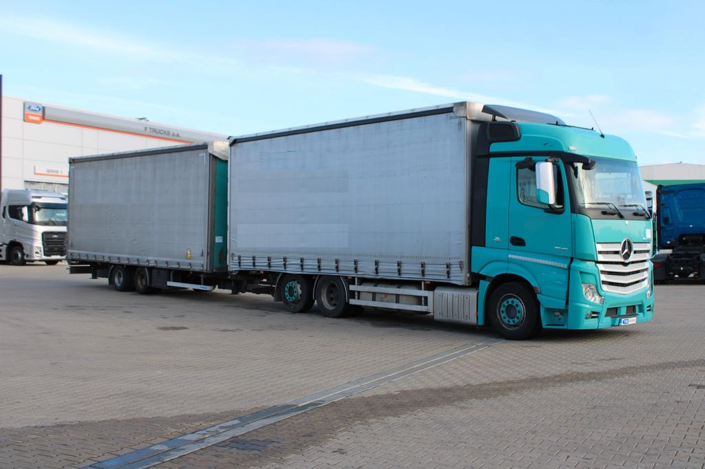 Curtainsider truck Mercedes-Benz Actros 2545, EURO 6, + PANAV TV018L (2014): picture 2