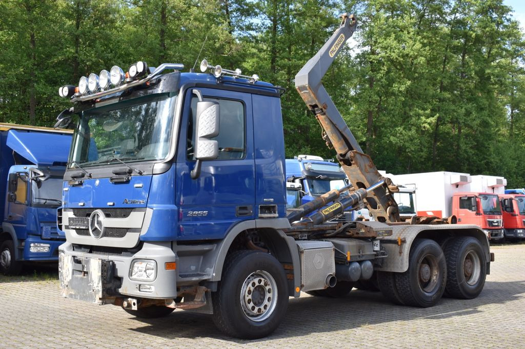 Hook lift truck Mercedes-Benz Actros 2855 BB V8 MP3 6x4 Winter/Palfinger P20: picture 10