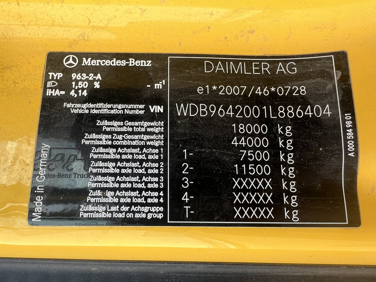 Tipper Mercedes-Benz Arocs 1832 K 4x2 Arocs 1832 K 4x2 Klima/Sitzhzg.: picture 15