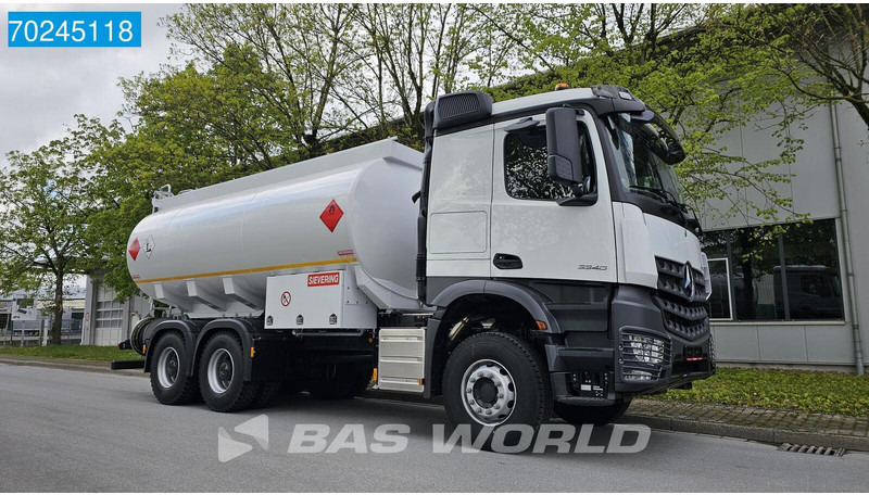 Tank truck for transportation of fuel Mercedes-Benz Arocs 3340 6X4 20.000ltr Fuel tanker ADR EURO 3: picture 3