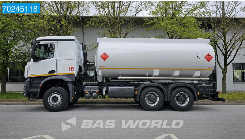 Tank truck for transportation of fuel Mercedes-Benz Arocs 3340 6X4 20.000ltr Fuel tanker ADR EURO 3: picture 6