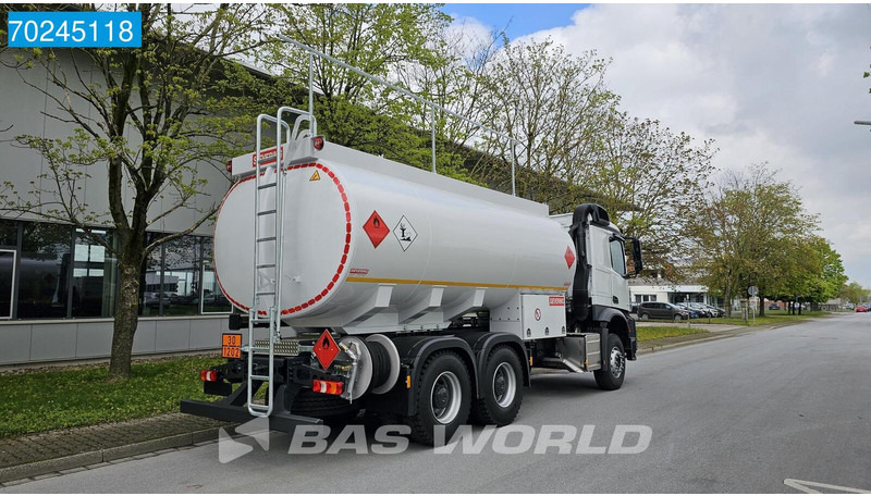 Tank truck for transportation of fuel Mercedes-Benz Arocs 3340 6X4 20.000ltr Fuel tanker ADR EURO 3: picture 8