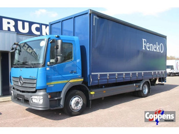 Curtainsider truck Mercedes-Benz Atego 1318L Euro 6: picture 1