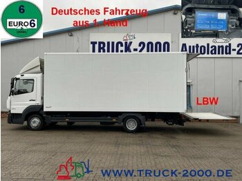 Box truck Mercedes-Benz Atego 823 L Koffer LBW Klima Euro6 AHK 3 Sitze: picture 1
