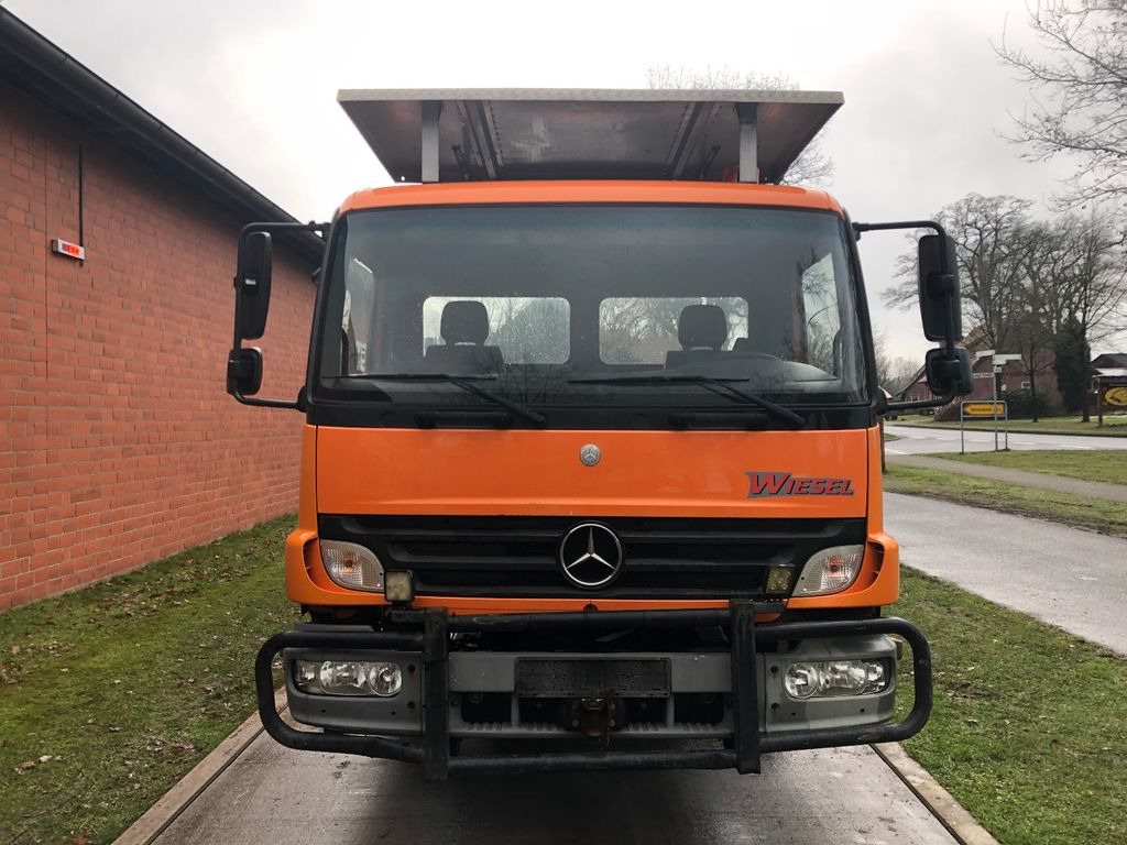 Container transporter/ Swap body truck Mercedes-Benz Kamag Wiesel Umsetzter Sattelplatte: picture 7