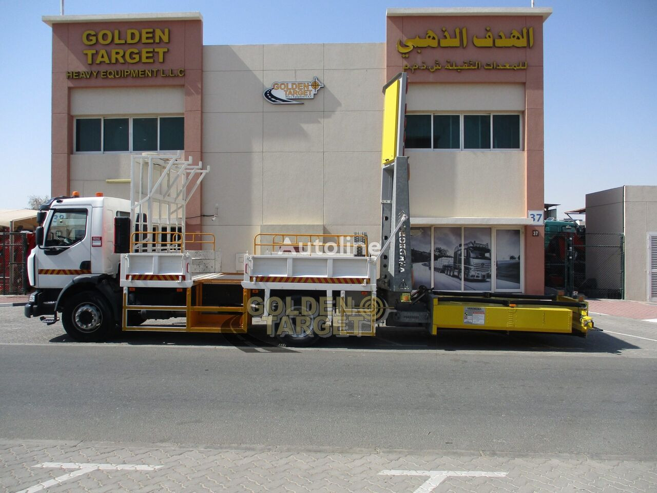 Dropside/ Flatbed truck Renault D18 280 E3: picture 7