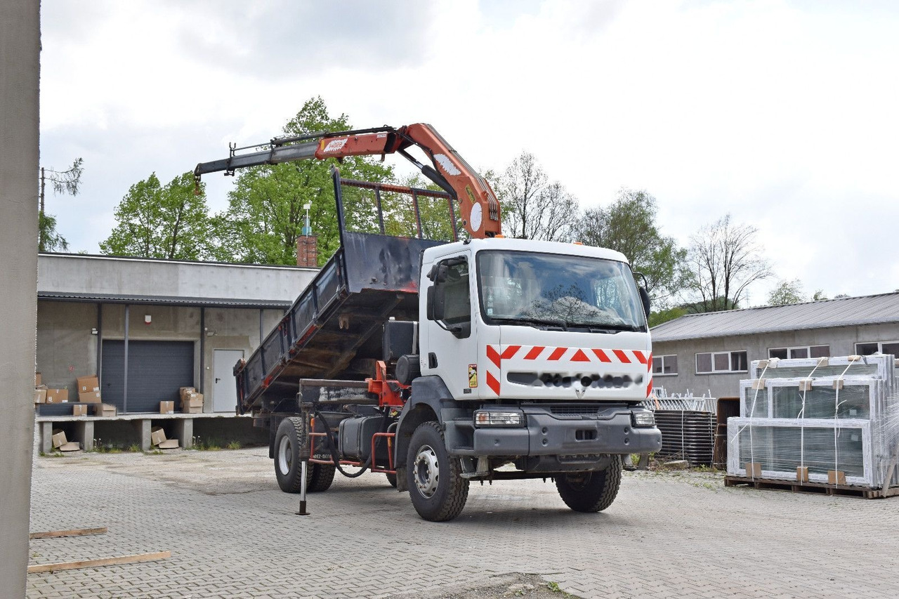 Tipper, Crane truck Renault KERAX 320* PM SERIE 14 * TOPZUSTAND: picture 2