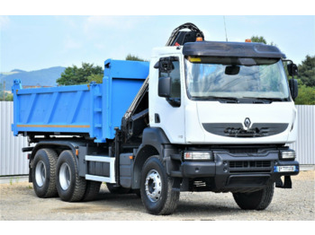 Tipper, Crane truck Renault KERAX 370 DXI: picture 4