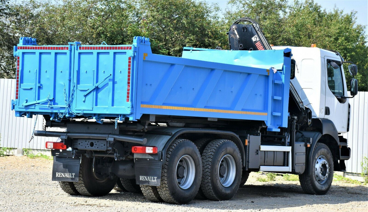 Tipper, Crane truck Renault KERAX 370 DXI: picture 7