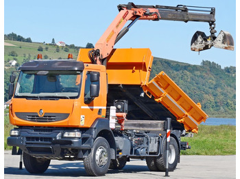 Tipper, Crane truck Renault KERAX 370 DXI* KIPPER 3,70m *PK 15500 + FUNK*TOP: picture 3