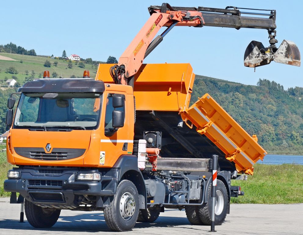 Tipper, Crane truck Renault KERAX 370 DXI* KIPPER 3,70m *PK 15500 + FUNK*TOP: picture 3
