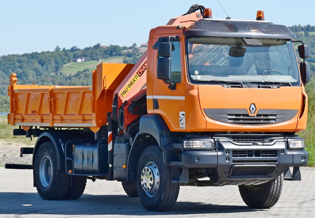 Tipper, Crane truck Renault KERAX 370 DXI* KIPPER 3,70m *PK 15500 + FUNK*TOP: picture 4