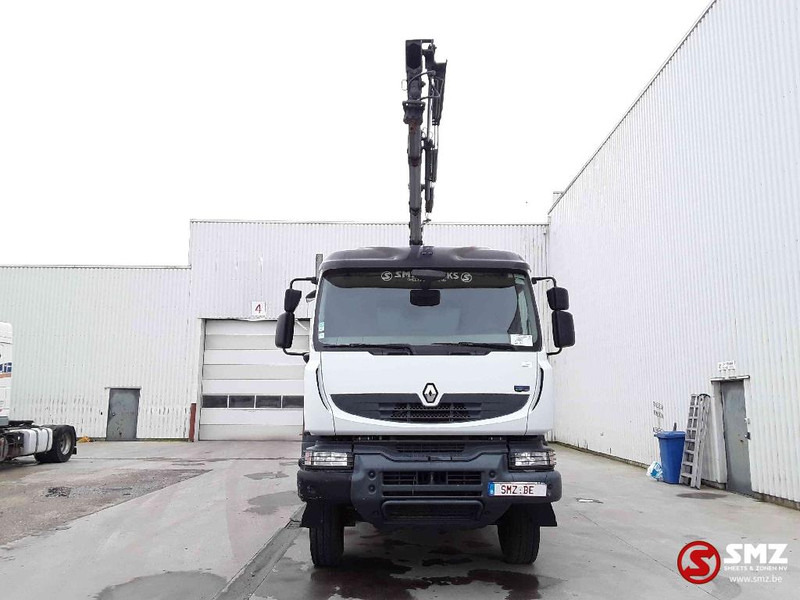 Dropside/ Flatbed truck, Crane truck Renault Kerax 370 DXI Hiab 166B3+remote: picture 3