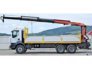 Crane truck Renault Kerax 370 DXI* Pritsche 6,70m+Kran*6x4Topzustand: picture 5
