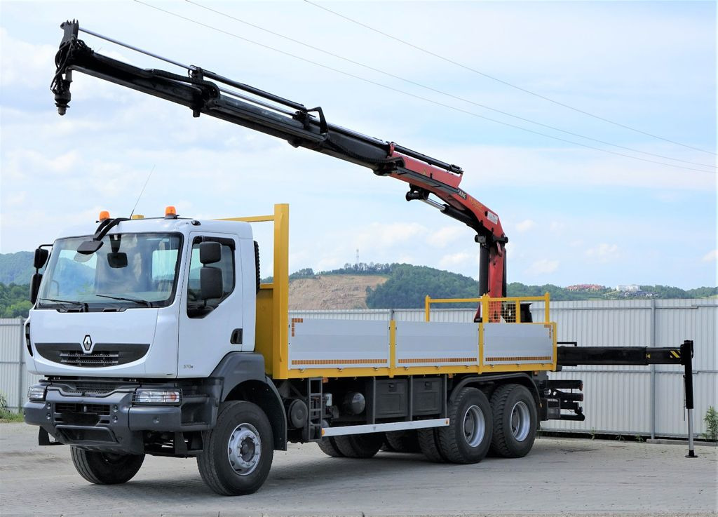 Crane truck Renault Kerax 370 DXI* Pritsche 6,70m+Kran*6x4Topzustand: picture 2