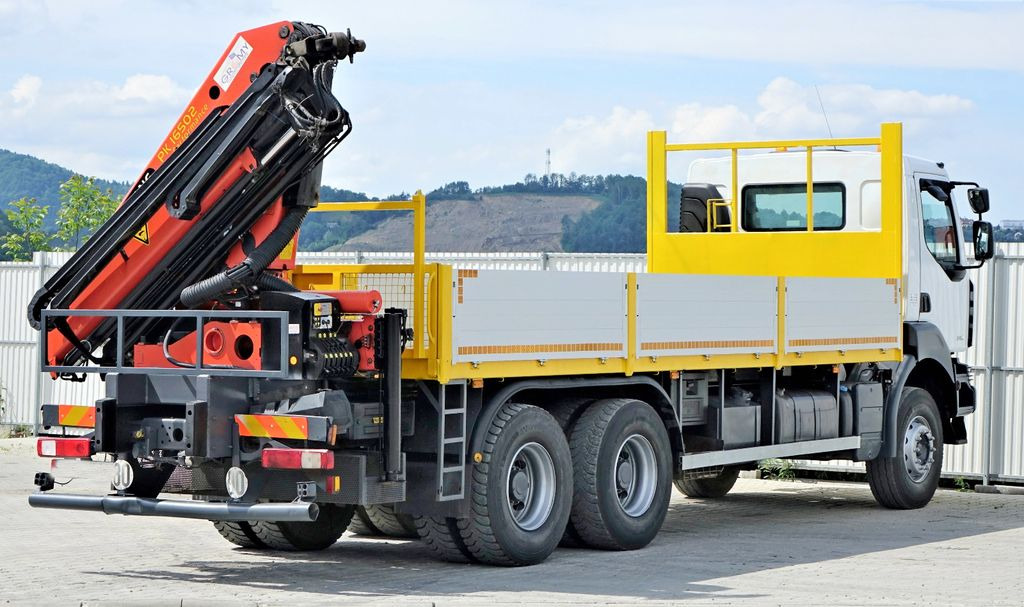 Crane truck Renault Kerax 370 DXI* Pritsche 6,70m+Kran*6x4Topzustand: picture 6