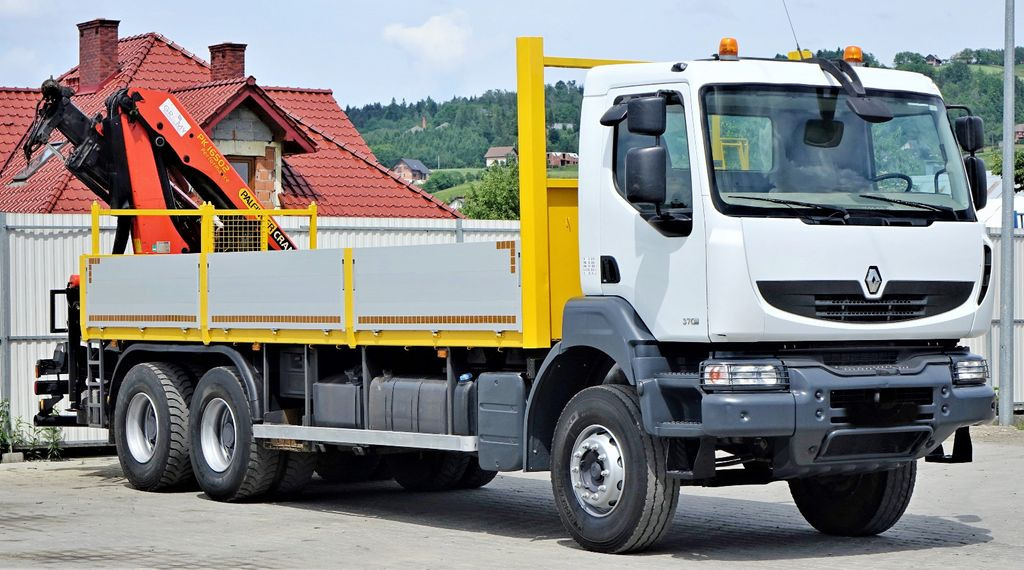 Crane truck Renault Kerax 370 DXI* Pritsche 6,70m+Kran*6x4Topzustand: picture 3