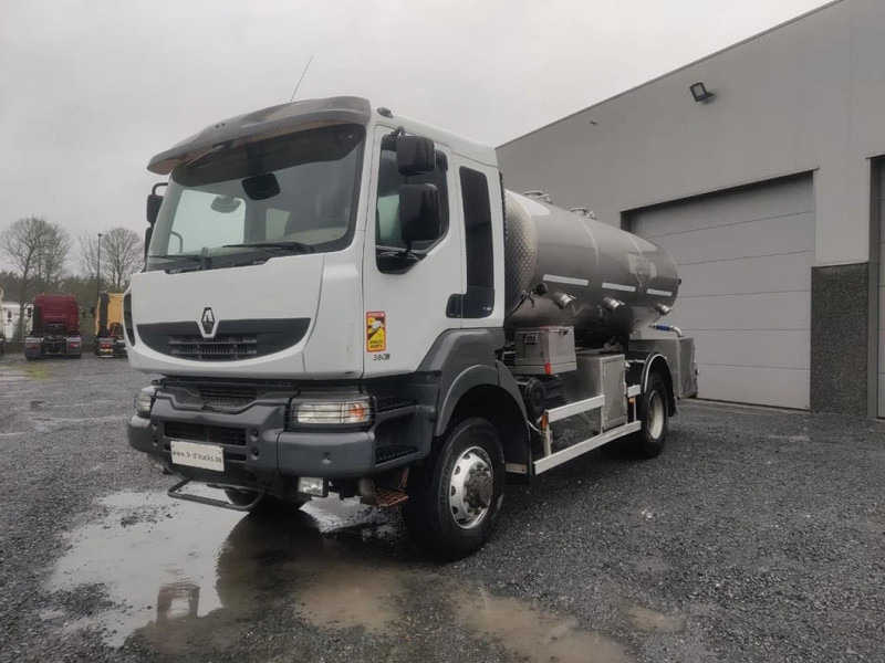 Tank truck for transportation of milk Renault Kerax 380 DXI REAL 4X4 TANK 3 COMPARTMENTS 11 000L | RETARDER: picture 2