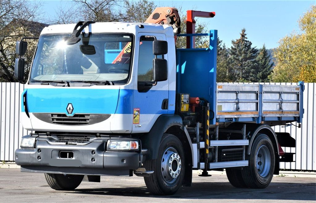 Crane truck, Tipper Renault MIDLUM 270 DXI *TIPPER 3,50m *PK 8501-K/FUNK: picture 4